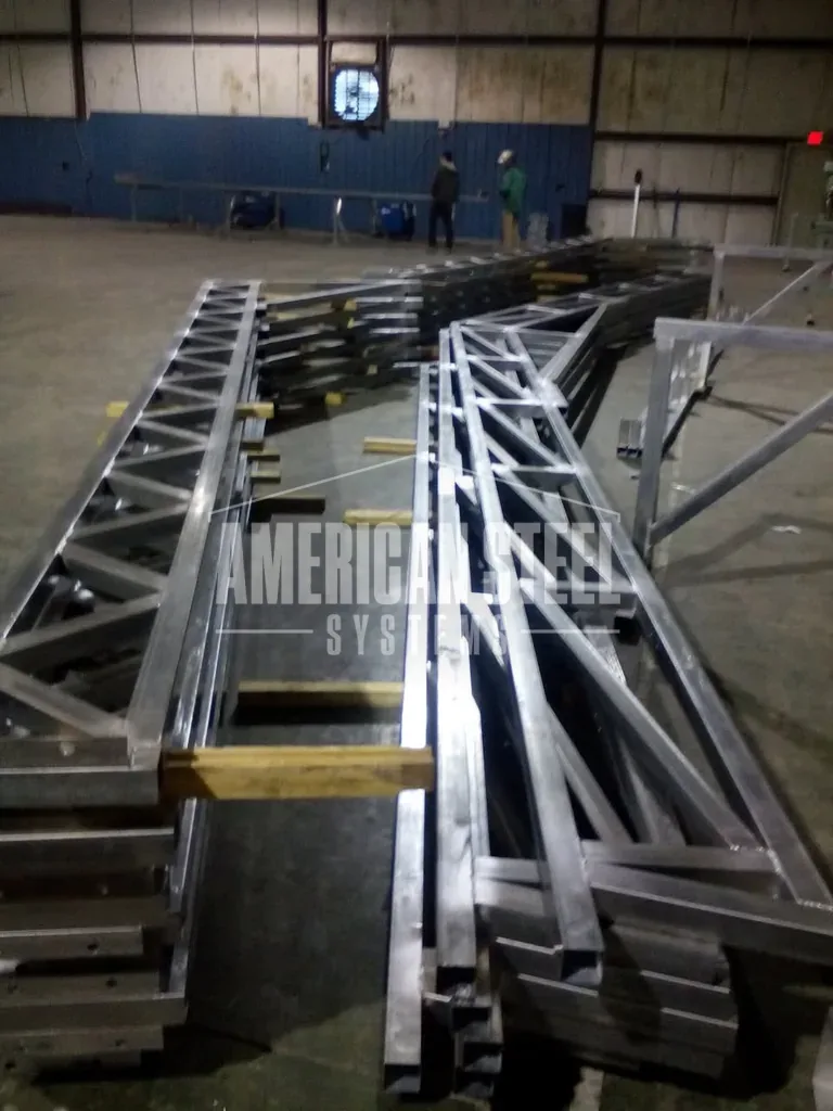 Trusses on the Shop floor