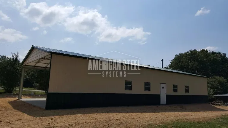 Long Tan Steel Building with Green Roof